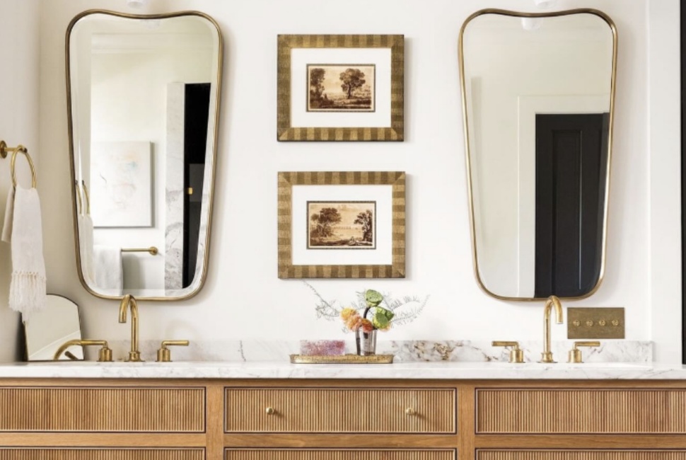 Visual Interest with Decorative Mirrors